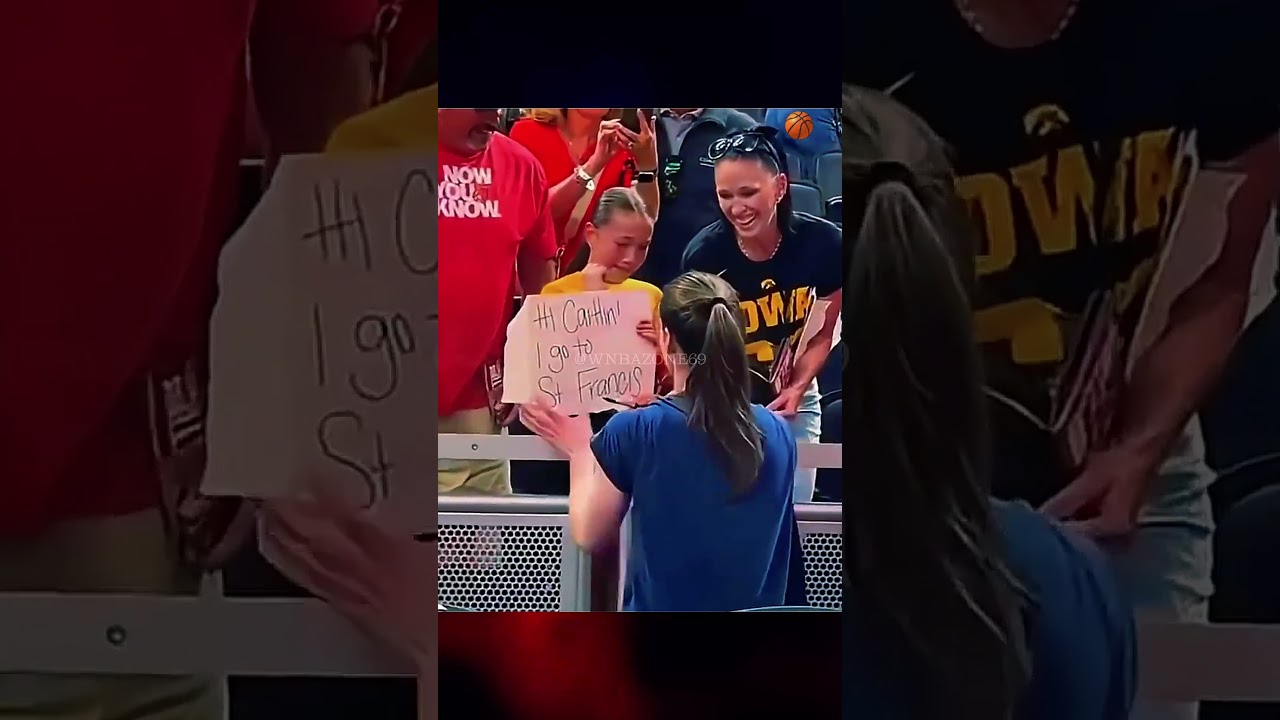 Caitlin Clark Signs a Jersey, Fan Starts Crying 🏀