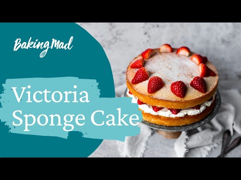 how-to-make-a-victoria-sponge-cake-|-baking-mad