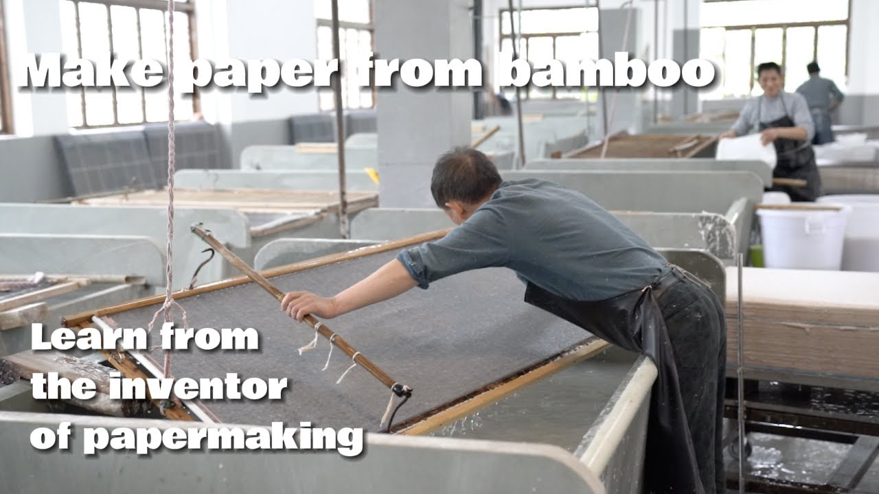 Papermaking originated in China and unveil its making process and