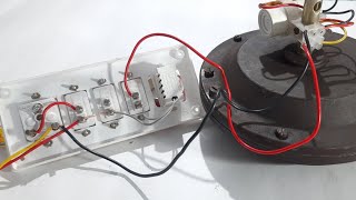 Fan Regulator connection fan regulator 1Socket 2Switch connection