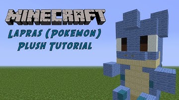 Minecraft Tutorial: Lapras (Pokemon) Plush