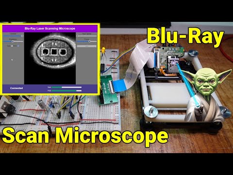 Laser Scanning Microscope from Blu-ray Player #2: Shooting Images