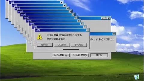 Windows XP Crazy Error (Better Quality)