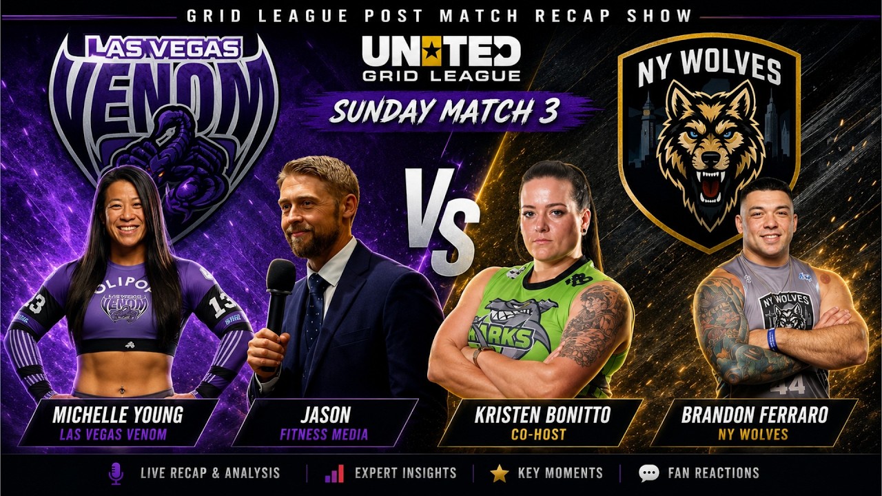 Venom vs Wolves - Grid League Post Match Recap Show ā Sunday Match 3
