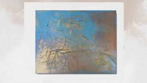 Modern Abstract Art Painting GILDED EARTH KR Moehr...