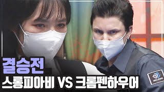 '결승전' 스롱 피아비 VS 테레사 크롬펜하우어 (코리아 당구 그랑프리 여자 개인전 1차 결승전) sruong pheavy VS therese klompenhouwer Final