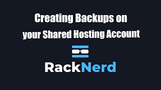 how to create a backup with cpanel shared hosting