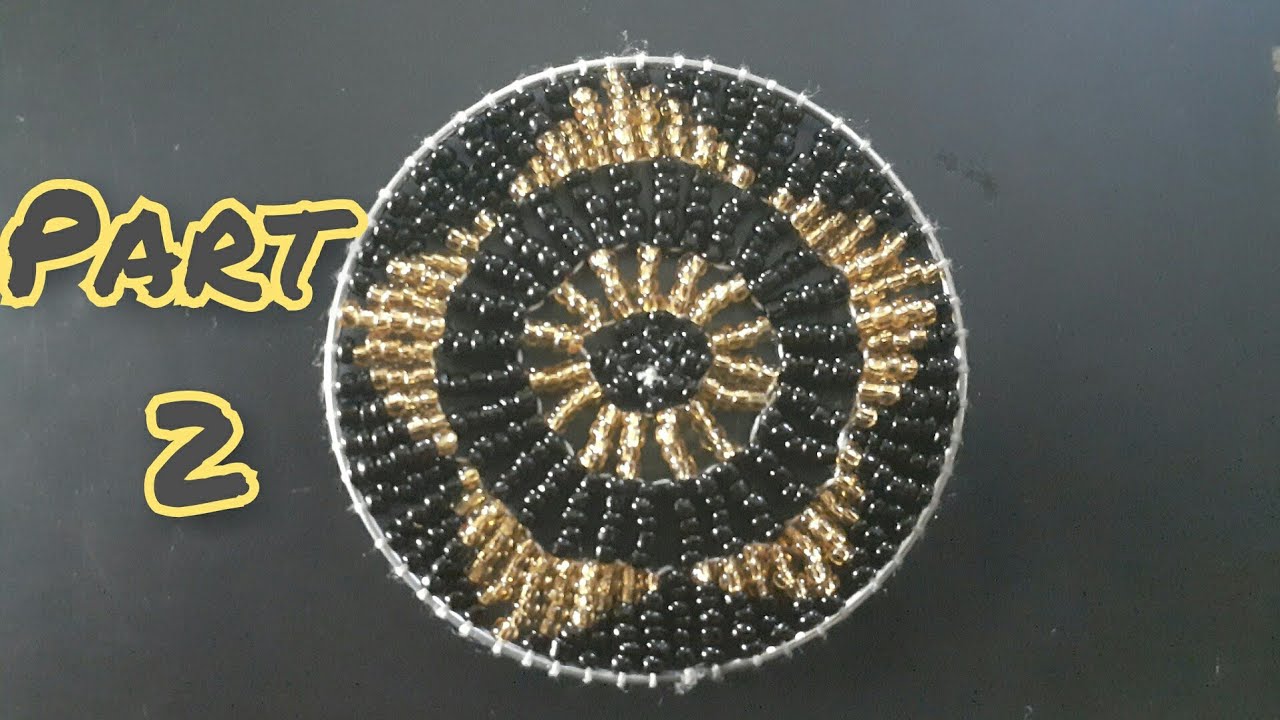Part 2 Round beaded Zulu earrings Tutorial