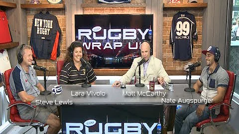 USA Rugby's Nate Augspurger, Lara Vivolo. Rugby Ca...