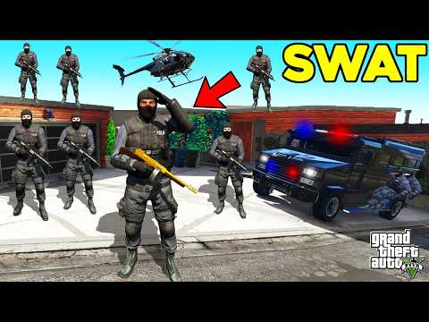 Franklin Join SWAT Team and Save The Prime Minister in GTA 5!