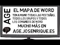 Mapa de WORD | Todas las pestañas para examen tipo TEST