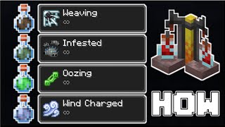 Minecraft 1.21 - How To Brew The 4 New Potions (Weaving/Infestation/Oozing/Wind Charging)