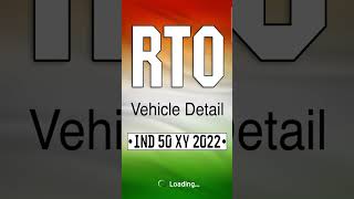 RTO MOBILE APP Vehicle number search Challan Status #challan screenshot 1