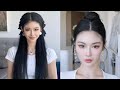 Super Easy &amp; Cute Hairstyle Tutorial Korean Style for Girls 🌌