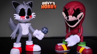Tails.exe & Knuckles.exe ➤ Fnf VS SONIC EXE 2.0 Mod ★ Cosclay Polymer Clay Tutorial