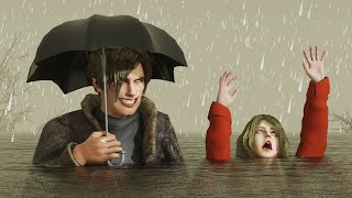 Rain In Resident Evil 4 Remake Be Like 