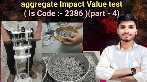 #aggregate Impact Value test. ( Is Code :- 2386 )(part - 4) #civilengineering #civillabtest