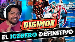 Hora y Cacho mirando El Iceberg Definitivo de Digimon de Re:World D