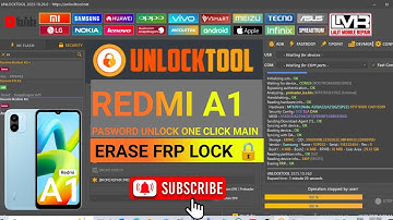 Redmi A1 Frp Bypass Unlocktool|| Redmi A1 One Click me Password 🔑 Unlock _2025