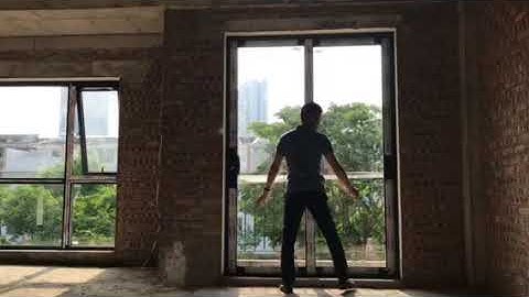 Cửa Đi Mở Trượt 2 Cánh Nhôm XINGFA Hệ 93 BẢN TO Dày 2.0mm - 0985.213.785