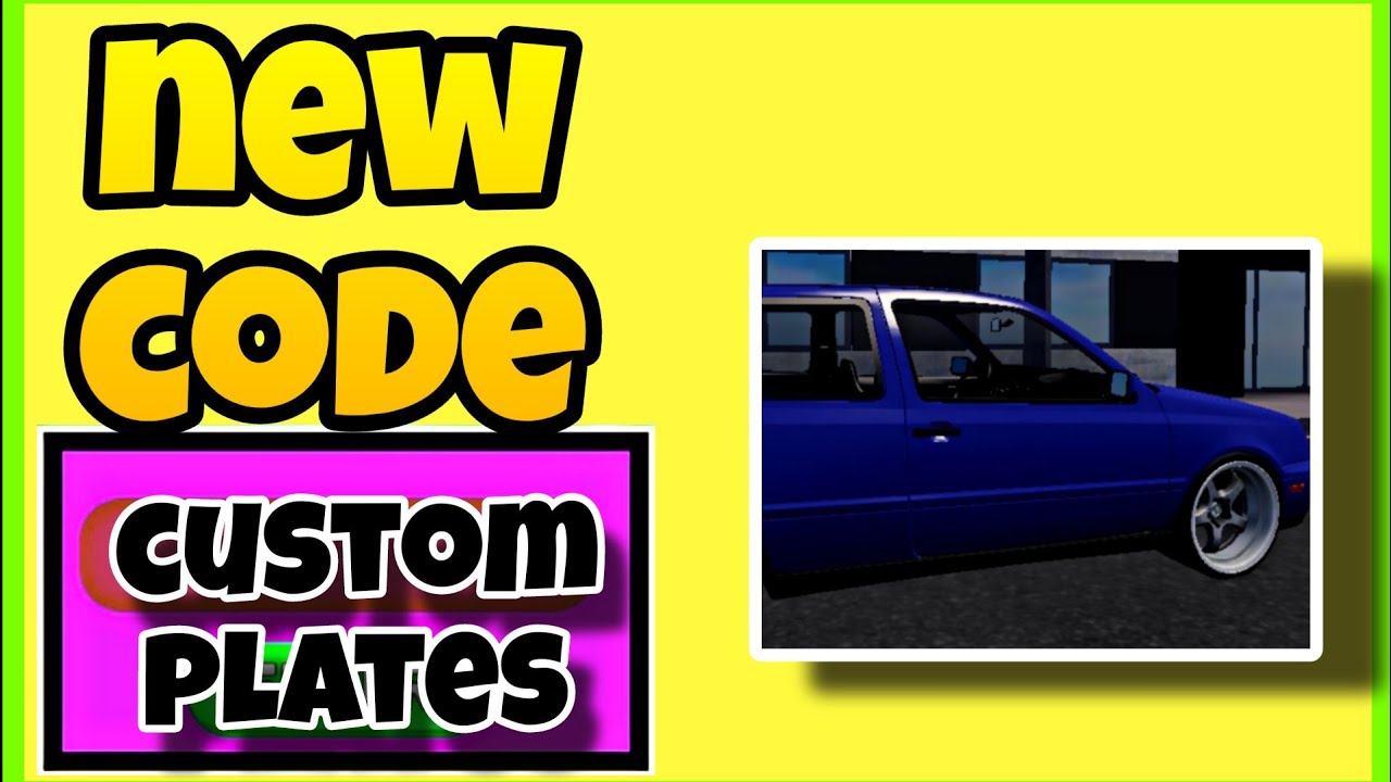 [CUSTOM PLATES] FIX IT UP CODE *UPDATE* NEW WORKING CODE ROBLOX FIX IT ...