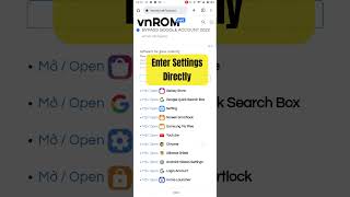 vnrom bypass frp | android 5/6/7/8/9/10/11/12 #shorts