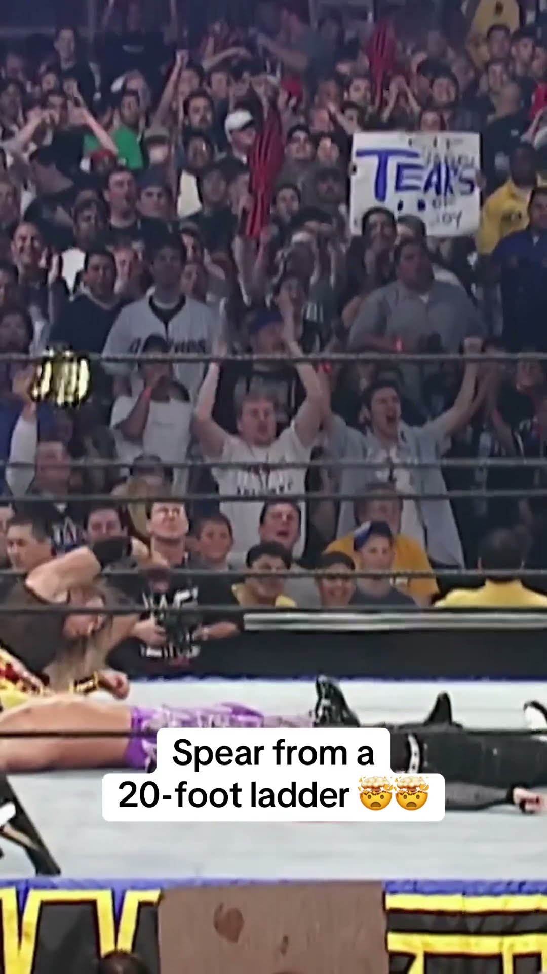 Legendary moment between Jeff Hardy \u0026 Edge ? (via @WWE/TT)