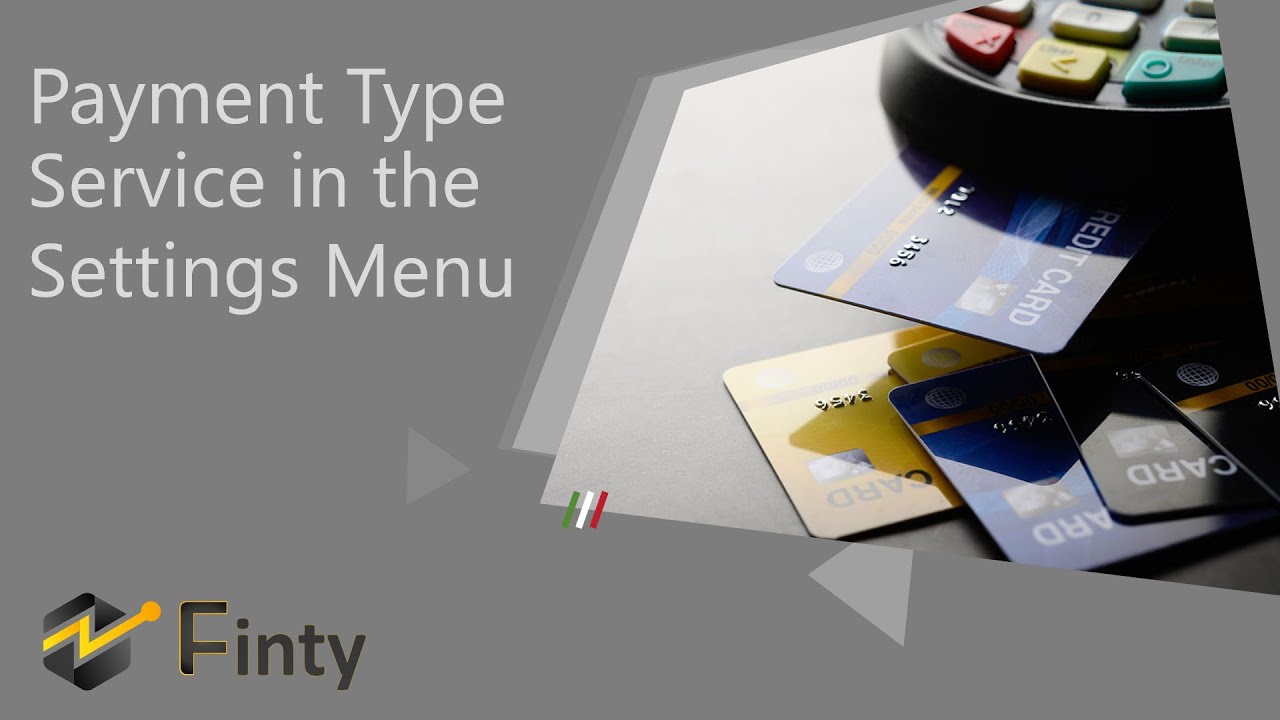 Payment Type Service in the Settings Menu - YouTube