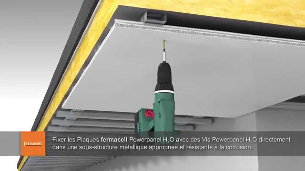 Fermacell Powerpanel H2o Application Exterieure Montage Plafond Suspendu