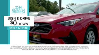Drive a 2024 Subaru Impreza for $299/Mo* - Zappone Subaru Norwich