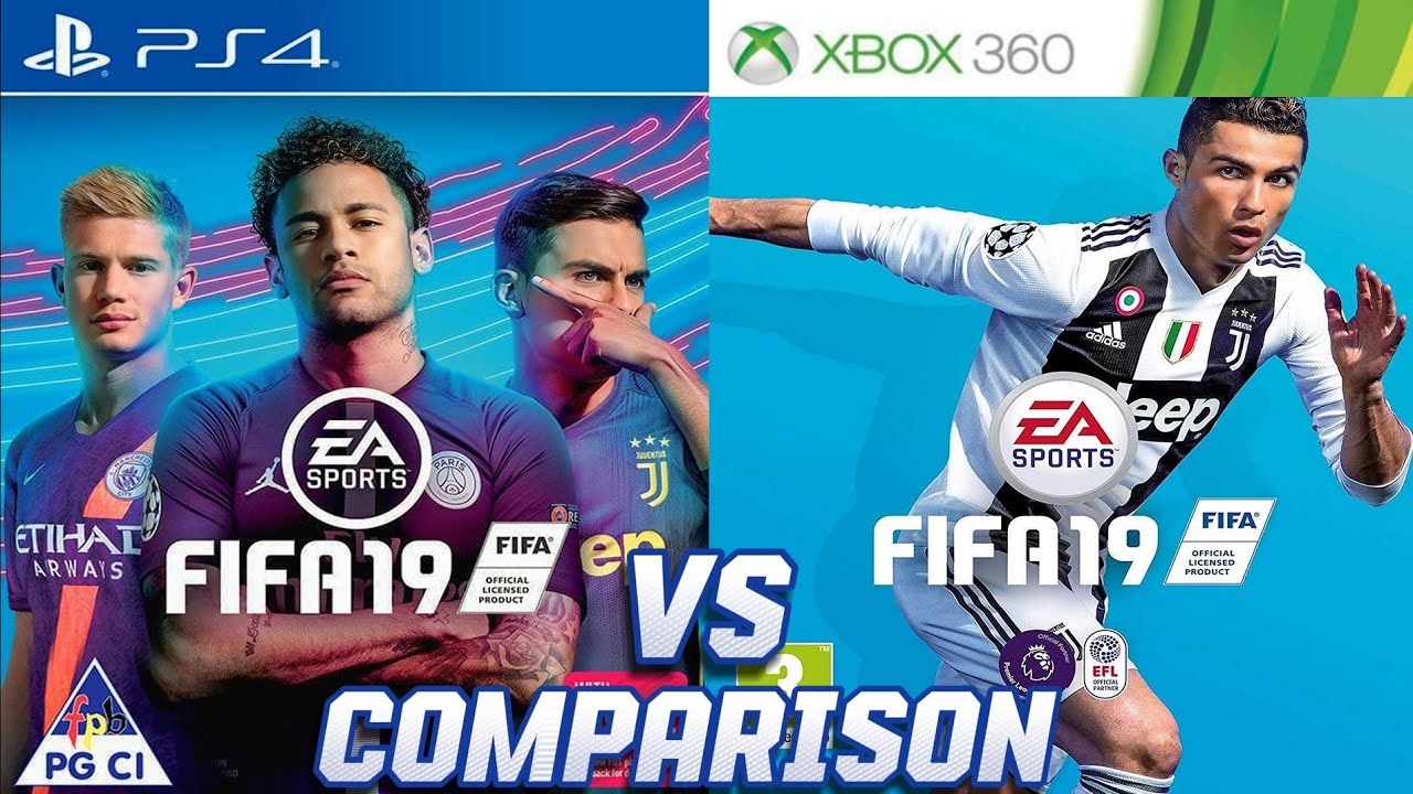 FIFA 19 PS4 против Xbox 360