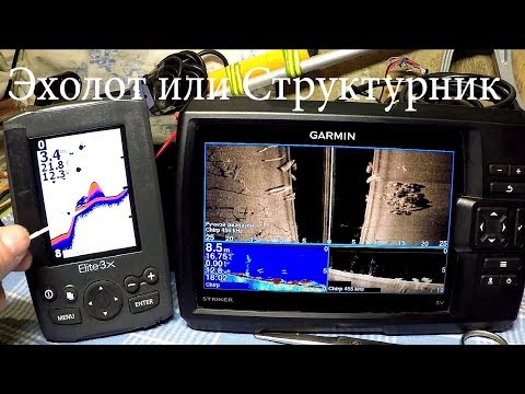 Как найти рыбу эхолотом, структурсканером