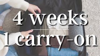 One Month in Europe With Only a Carryon! | Feat. Quince