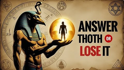 If You See This, Thoth Is Activating Your Reality Shift – DON
