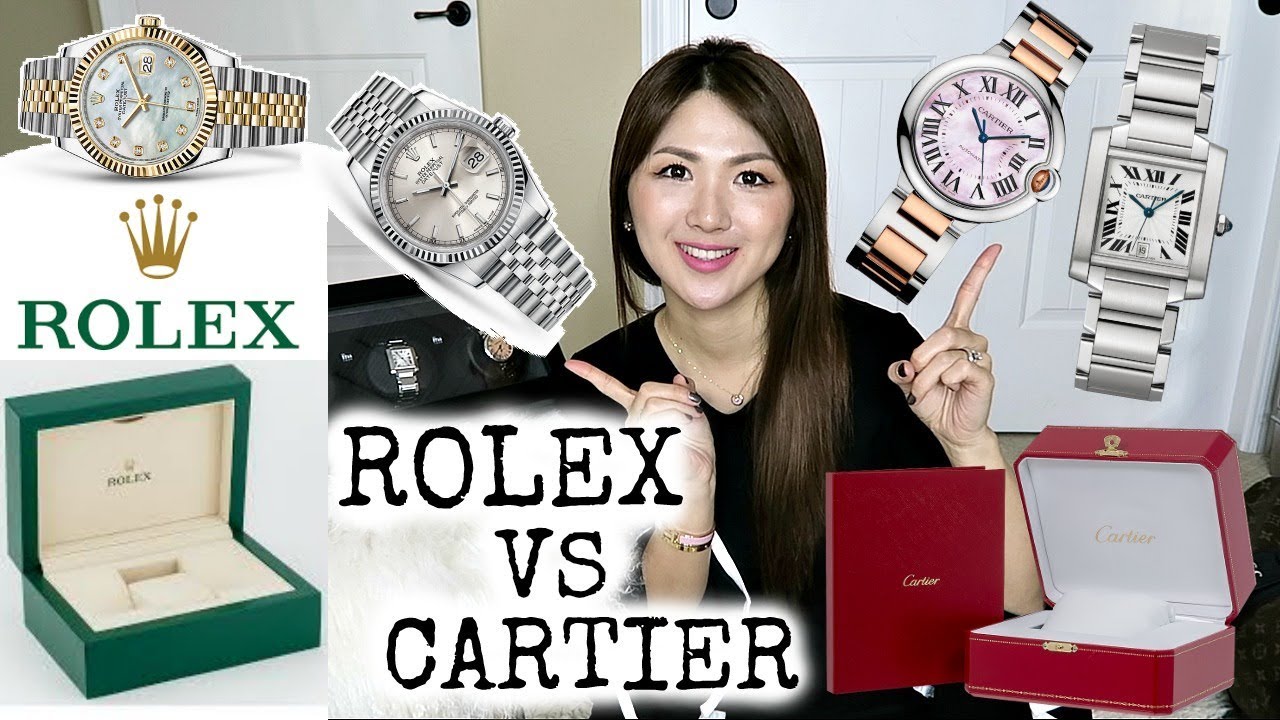 cartier watch or rolex