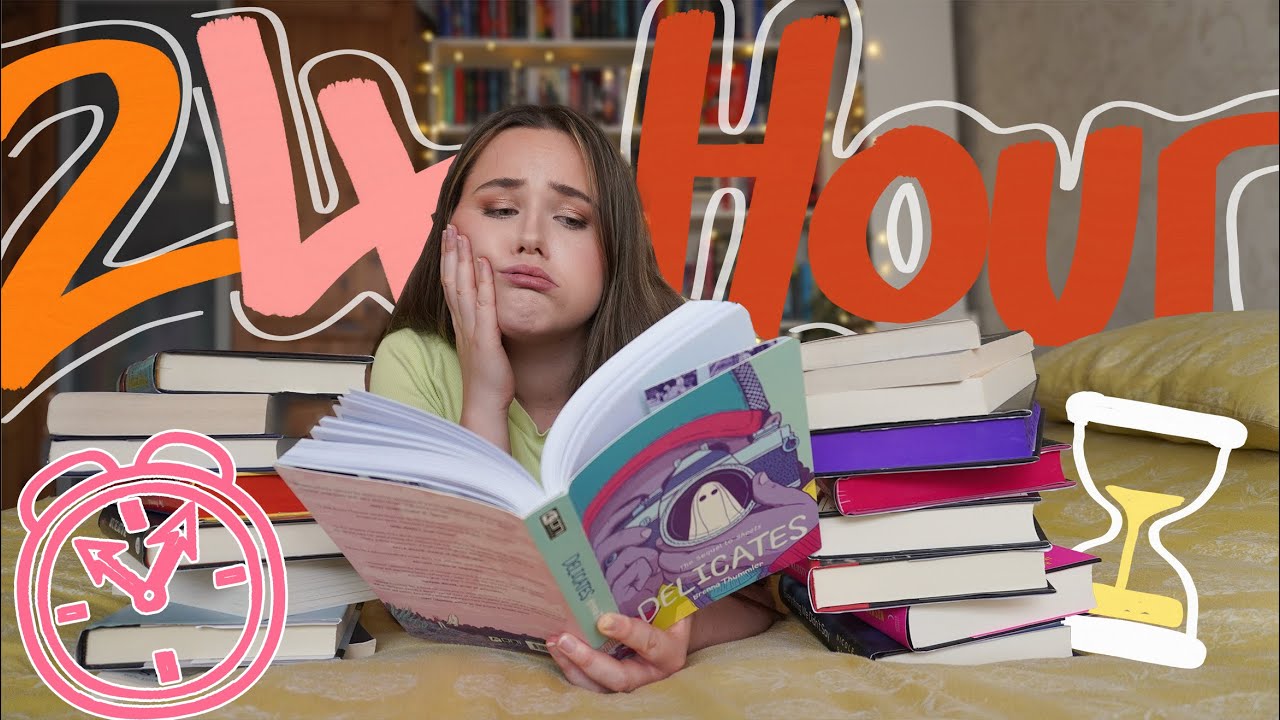 attempting to read for 24 hours!!! 📚 24 hour readathon vlog - YouTube