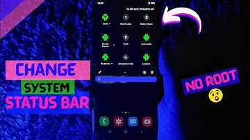 How to change system status bar for any android smartphone 🔥🔥