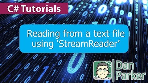 C# Tutorials : Reading from a text file using ‘StreamReader