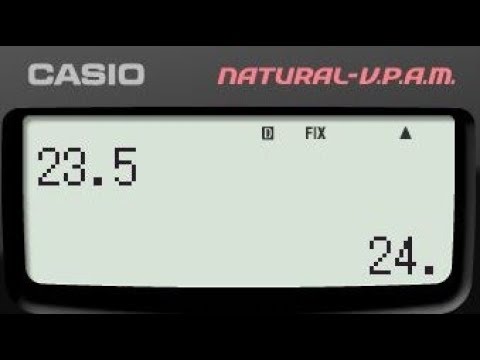 Round to Nearest Whole Number on Casio Calculator