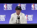#3 Overall Pick Cam Boozer's 2026 NBA Draft Press Conference