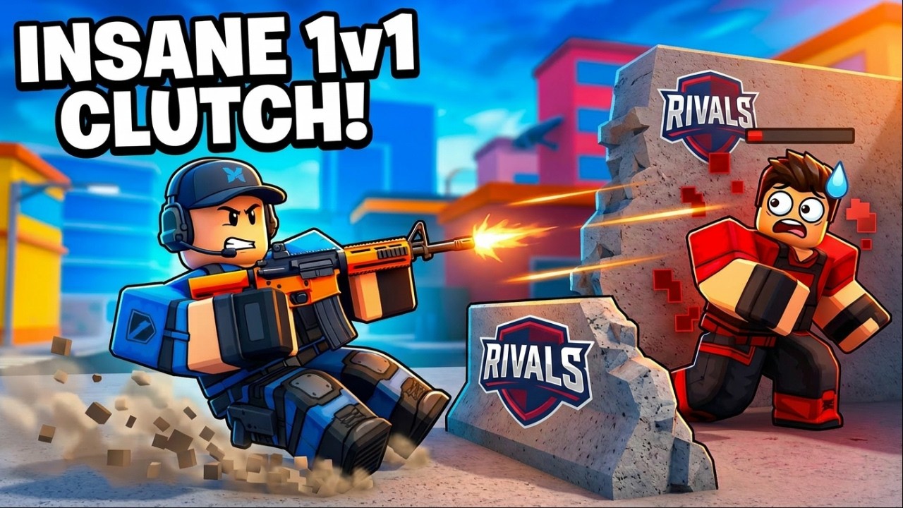 roblox RIVALS insane 1v1 - YouTube