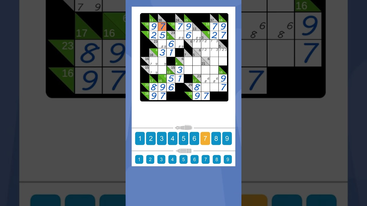 Let's solve a Kakuro puzzle - YouTube