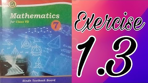 7th Class Math | Unit 1 "Sets" | Exercise 1.3 | Disjoint and Overlapping sets | Sindh text |