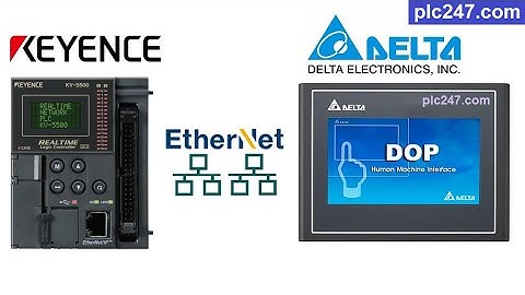 HMI Delta & Keyence KV5500 "Communication" Tutorial