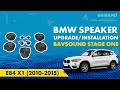 Bmw speaker upgradeinstallation  e84 x1 20102015  bavsound stage one