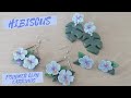 Hibiscus Earrings - Gumamela Earrings | Easy DIY Polymer clay earrings