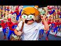 ¡Contraté a 50 Spider-Man de la vida real! | Palmita Reacciona
