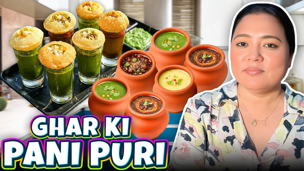 6 Tarah Ke Pani Wali Pani Puri 😋