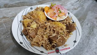 Pilau ya nyama ya kuchambuka / pilau ya njegere /beef pilau COLLABORATION @Mapishi ya Zanzibar