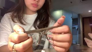 ASMR tapping on random items👀